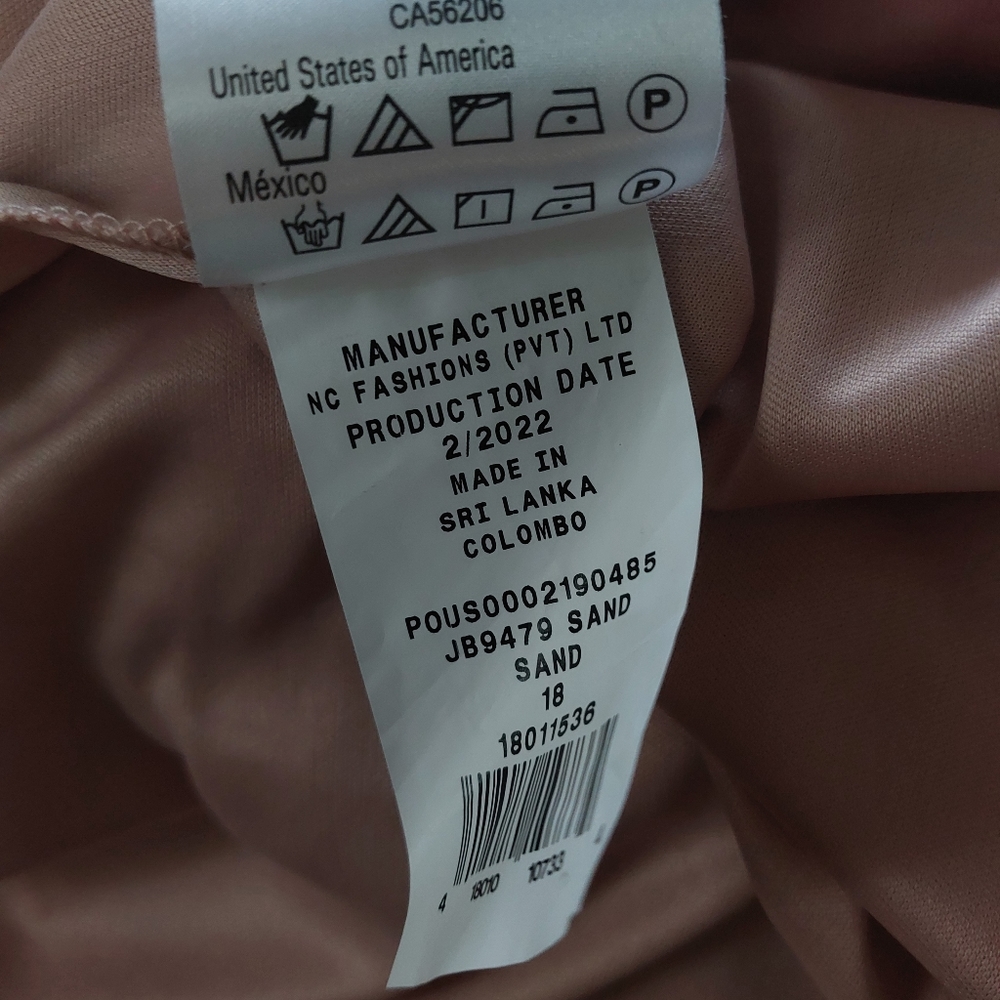 Celebrate DB Studio - Formal Junior/Ladies Bridesmaid Dress Sand/Beige/Tan - Picture 15 of 15